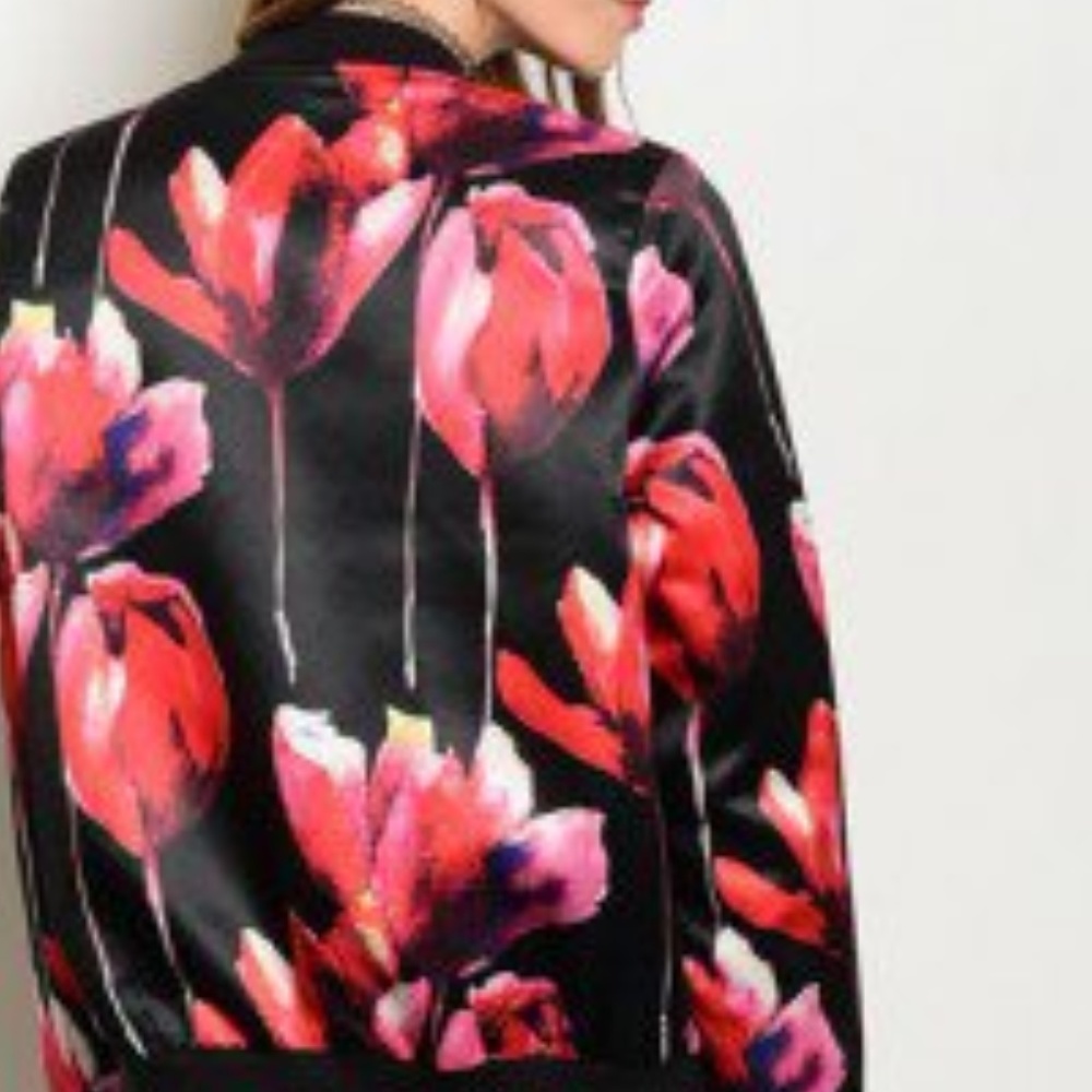 Floral bomber jacket - Picture 4 of 4